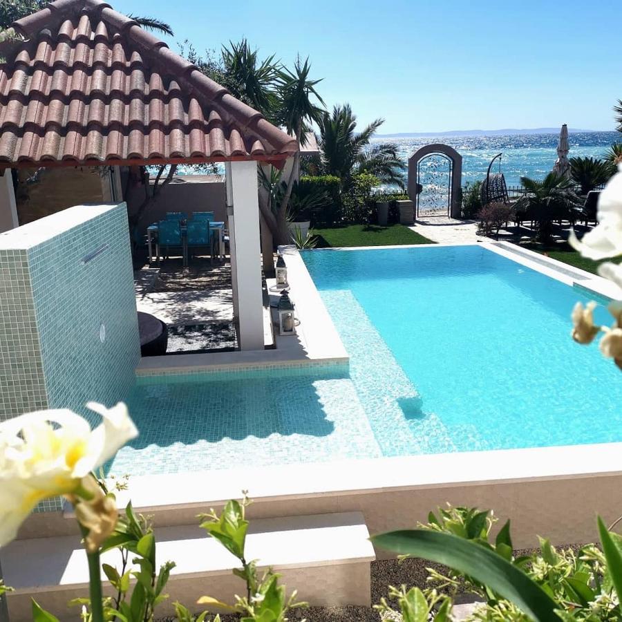 Villa Maris- Beachfront Villa With Exclusive Pool Podstrana Exterior foto