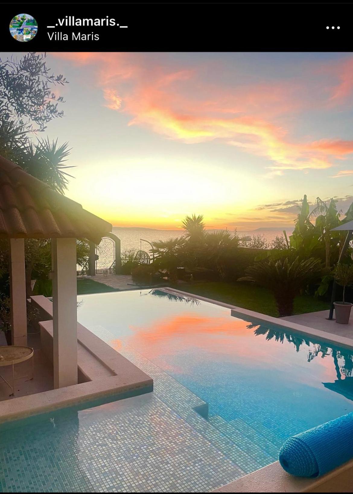 Villa Maris- Beachfront Villa With Exclusive Pool Podstrana Exterior foto